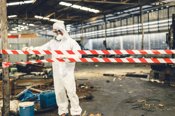 Professional Trauma Scene Cleanup technician working in Carmel, CA